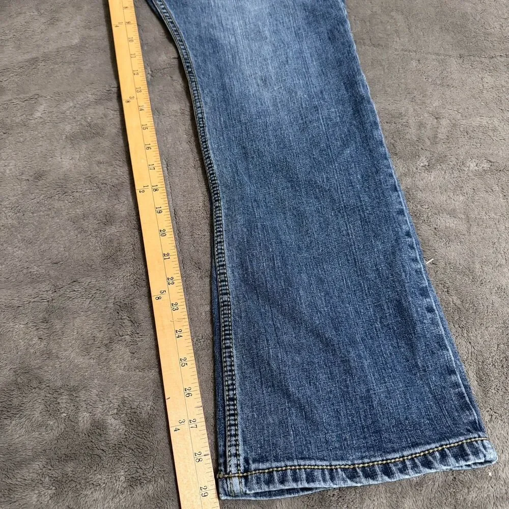 Wrangler Retro Slim Bootcut Jeans Men’s 34x32 Blue Denim pants Cowboy Western